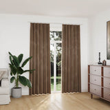 Blackout Curtains 2 pcs with Hooks Velvet Beige 140x225 cm 134509