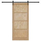 Sliding Door ORKDAL 93 x 211 cm Engineered Wood 3450330