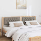 Headboard Other Brown and taupe 160 cm Solid pine wood 879002