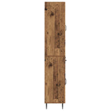 Cabinet Set 2 pcs Old Wood 66 x 34.5 x 89.5 cm Engineered Wood 3416671