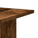Speaker Stands 2 pcs Smoked Oak 30x30x80 cm Engineered Wood 852667