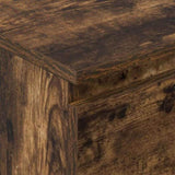 815075 Sideboard Smoked Oak 60x35x98,5 cm Engineered Wood