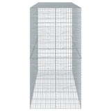 Gabion Basket with Cover 300x100x200 cm Galvanised Iron 3295229