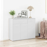 800675 Sideboard White 88x30x70 cm Engineered Wood
