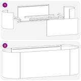 Raised Garden Bed Black 120 x 40 x 40 cm Steel 8011684