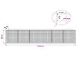 Gabion with 5 mm Wire and 5x5 cm Mesh 600x30x150 cm 3464190