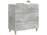 Drawer Cabinet Concrete Grey 66 x 34.5 x 90 cm Engineered Wood 894608