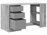 Desk with Drawer Grey Sonoma 100 x 40 x 75 cm Engineered Wood 8000457