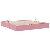 Storage Bed with Mattress with Storage Pink 180 x 200 cm Velvet 3370117