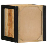 Bedside Cabinet 40x35x40 cm Solid Rough Wood Mango 4015953