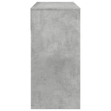 Dressing Table with Mirror Concrete Grey 80x39x80 cm 840705