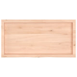 Bathroom Countertop 100x50x cm Untreated Solid Wood 3156037