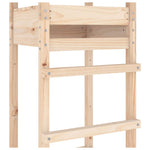 ZNTS Play Tower 52.5x46.5x206.5 cm Solid Wood Pine 826511
