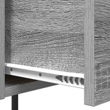 Bedside Cabinet with Drawer 2 pcs Grey Sonoma 42 x 41 x 56 cm 859427
