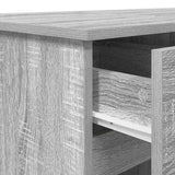 Desk with Drawer Grey sonoma 140 x 49 x 76 cm Engineered wood 3328512