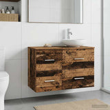 Bathroom Cabinet In-between Old Wood 30 x 35 x 50 cm 890364