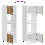Oven Cabinets 2 pcs Lucca Artisan Oak Engineered Wood 3315050