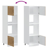Oven Cabinets 2 pcs Lucca Artisan Oak Engineered Wood 3315050