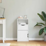Side Cabinet with Drawer "ODDA" White 40x24x79 cm Solid Wood Pine 4103600