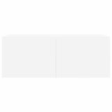 4 Piece TV Cabinet Set White Engineered Wood 3114638