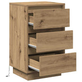 Bedside Cabinet Artisan Oak 39 x 34.5 x 65 cm Engineered wood 869633