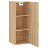 Wall Mounted Cabinet Sonoma Oak 34.5x34x90 cm 828847