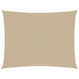 Sunshade Sail Oxford Fabric Rectangular 6x8 m Beige 135168