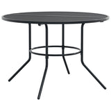 Stackable Garden Chair Set 7 pcs Anthracite Powder-coated Steel 3283759
