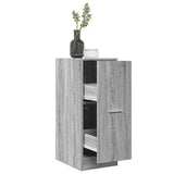 Apothecary Cabinet Grey Sonoma 30x41x77.5 cm Engineered Wood 855156
