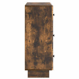 Drawer Cabinet Smoked Oak 66 x 34.5 x 90 cm Engineered Wood 893920