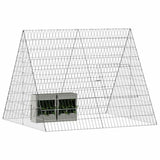 Rabbit Cage Silver 110 x 100 x 85 cm Galvanised Steel 42019228
