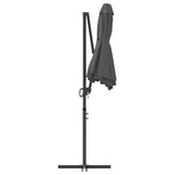 Umbrella Anthracite 372 x 198 x 243 cm Polyester and Aluminium 42003377