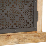 Highboard with Door 45x32x110 cm Solid Mango Wood 289098