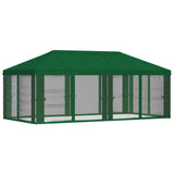 Gazebo Cover with Sidewalls 6 x 3 m Green Polyester 190 900414