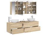 Bathroom Furniture Set 4 pcs Sonoma Oak 3406737