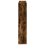 Book Cabinet Smoked Oak 132x29x141.5 cm Engineered Wood 3310311