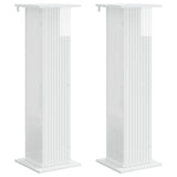 Plant Stand 2 pcs High Gloss White 30.5 x 30 x 100.5 cm 899753
