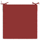 4-Piece Seat Cushions SOEST 4 pcs 100% Polyester Wine Red 945048