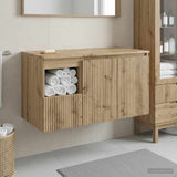 Bathroom Furniture Set 2 pcs Artisan Oak Engineered Wood 3404123