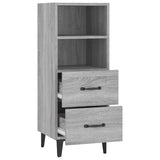 817418 Sideboard Grey Sonoma 34,5x34x90 cm Engineered Wood
