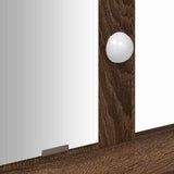 Dressing Table Brown 100 x 41 x 140 cm Engineered Wood 865178