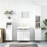 Bathroom Cabinet White 58x33x60 cm Engineered Wood 831572