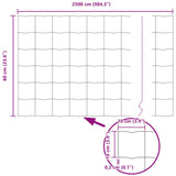 Euro Fence Grey 0.6 x 25 m PVC-coated iron 42004547