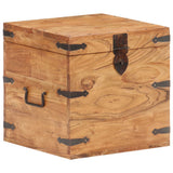 Chest 40x40x40 cm Solid Acacia Wood 289639