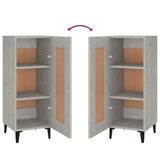 Sideboard Concrete Grey 34.5x34x90 cm Engineered Wood 812424