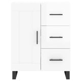 Sideboard High Gloss White 69.5x34x90 cm Engineered Wood 830286