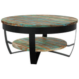 244674 Coffee Table Solid Reclaimed Wood 65x32 cm