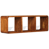 TV Cabinet Solid Wood with Honey Finish 120x30x40 cm 244680