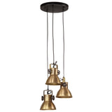 Hanging Lamp 25 W Antique Brass 30x30x100 cm E27 371856