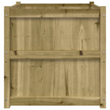 Garden Planter 70x70x70 cm Impregnated Wood Pine 837438